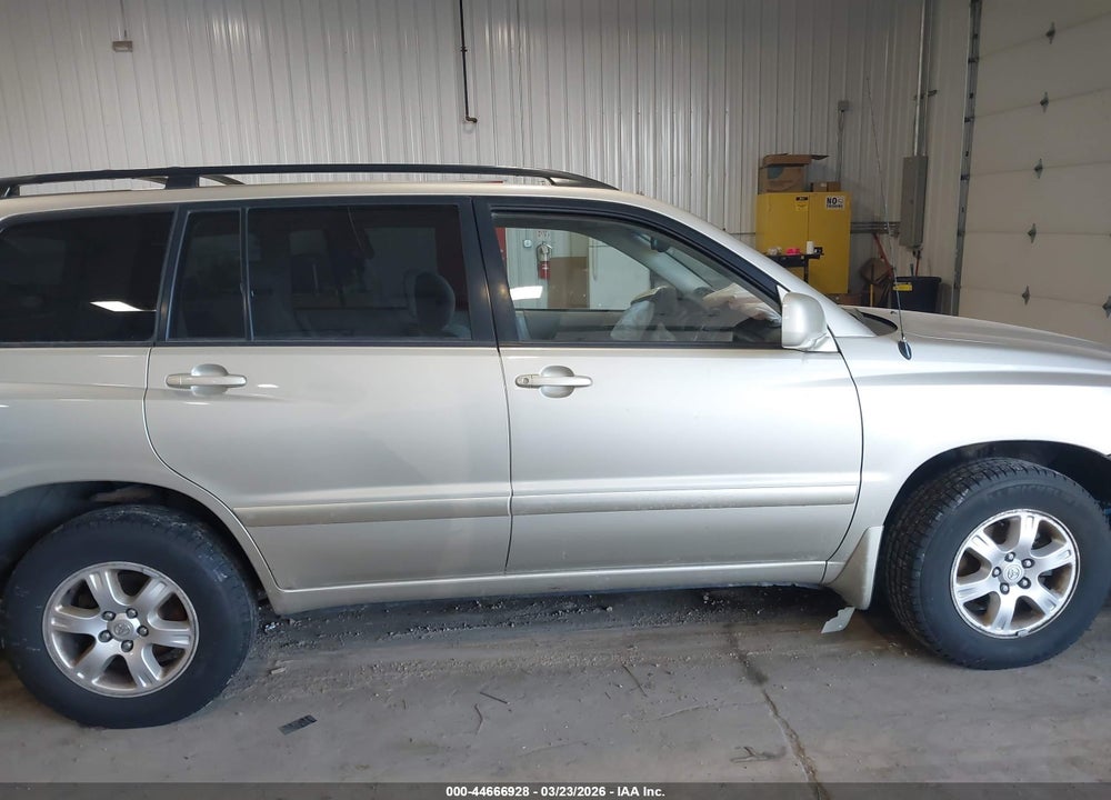 2003 TOYOTA HIGHLANDER V6 VIN: JTEHF21A730106501