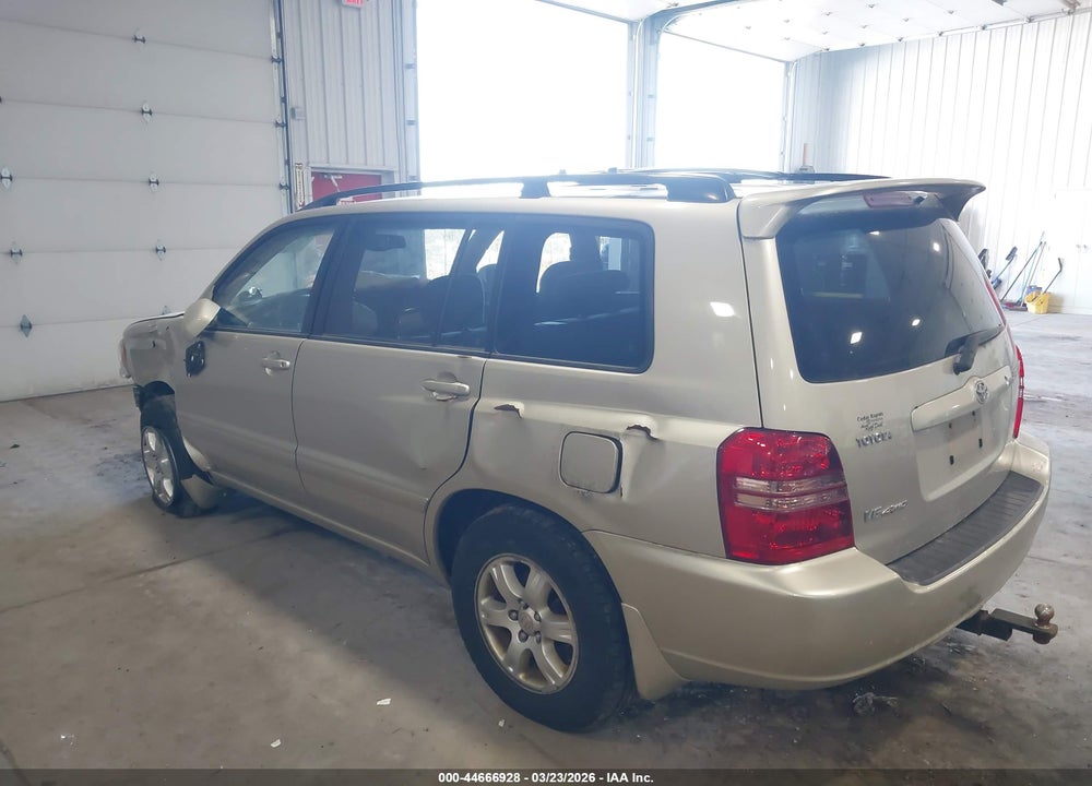 2003 TOYOTA HIGHLANDER V6 VIN: JTEHF21A730106501