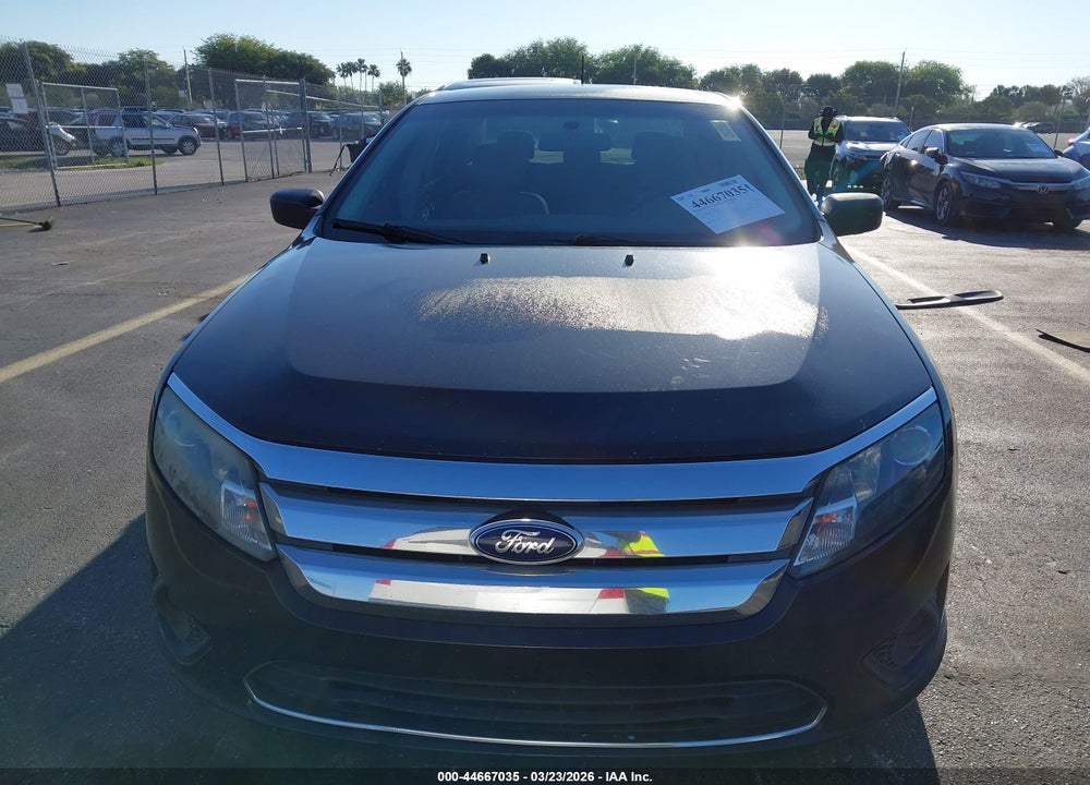 2012 FORD FUSION S VIN: 3FAHP0GA2CR380398
