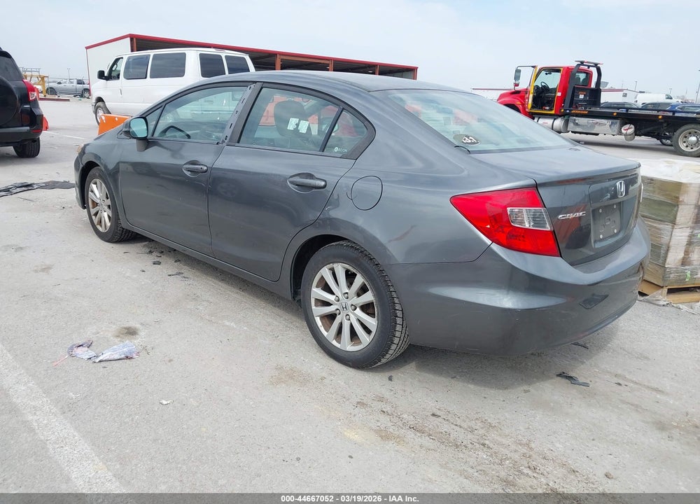 2012 HONDA CIVIC EX VIN: 2HGFB2F81CH312634