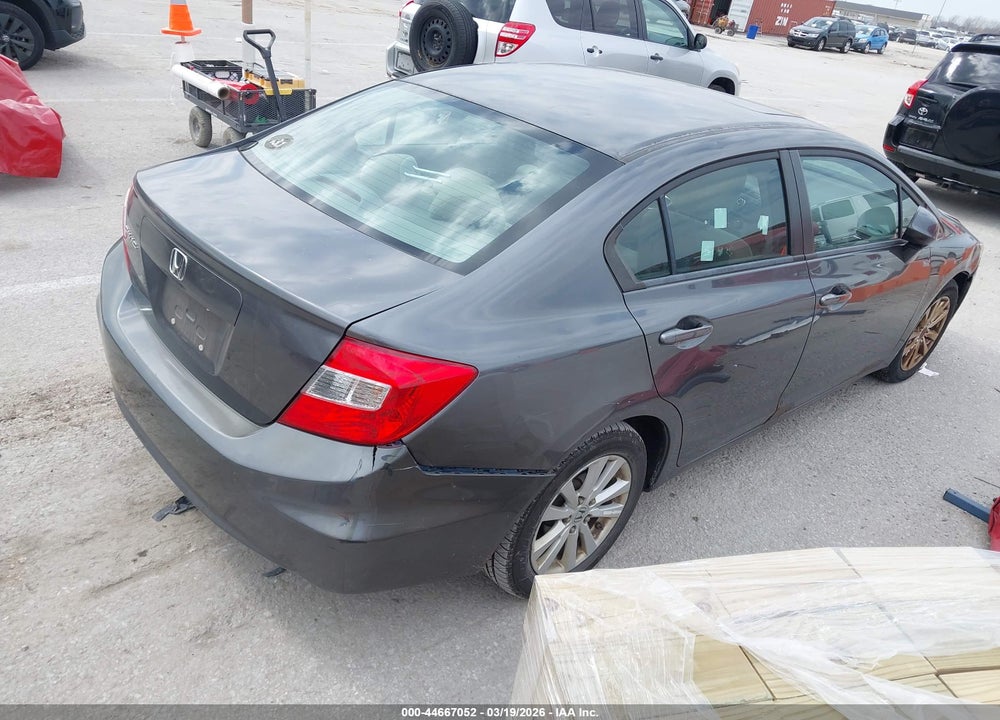 2012 HONDA CIVIC EX VIN: 2HGFB2F81CH312634