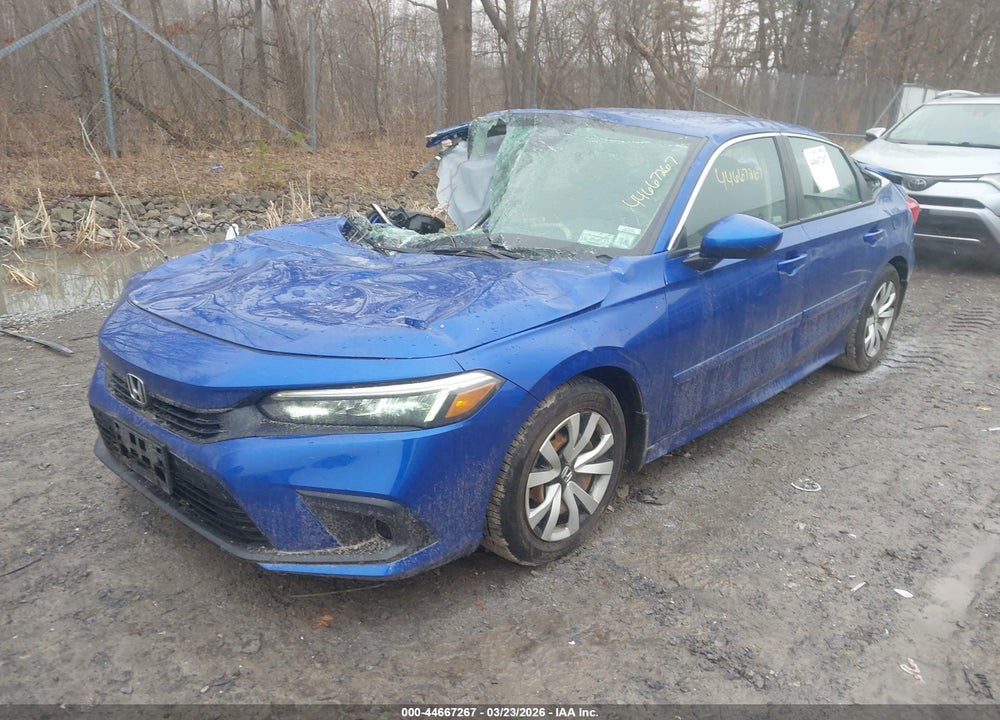 2022 HONDA CIVIC LX VIN: 2HGFE2F28NH506535