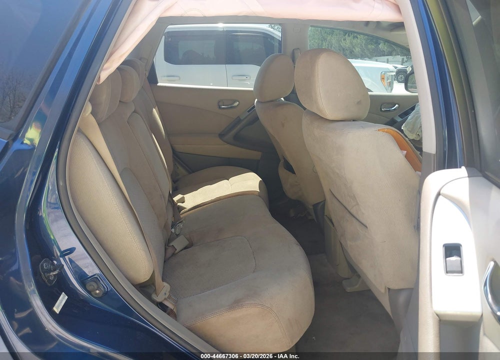 2009 NISSAN MURANO S VIN: JN8AZ18W49W118303