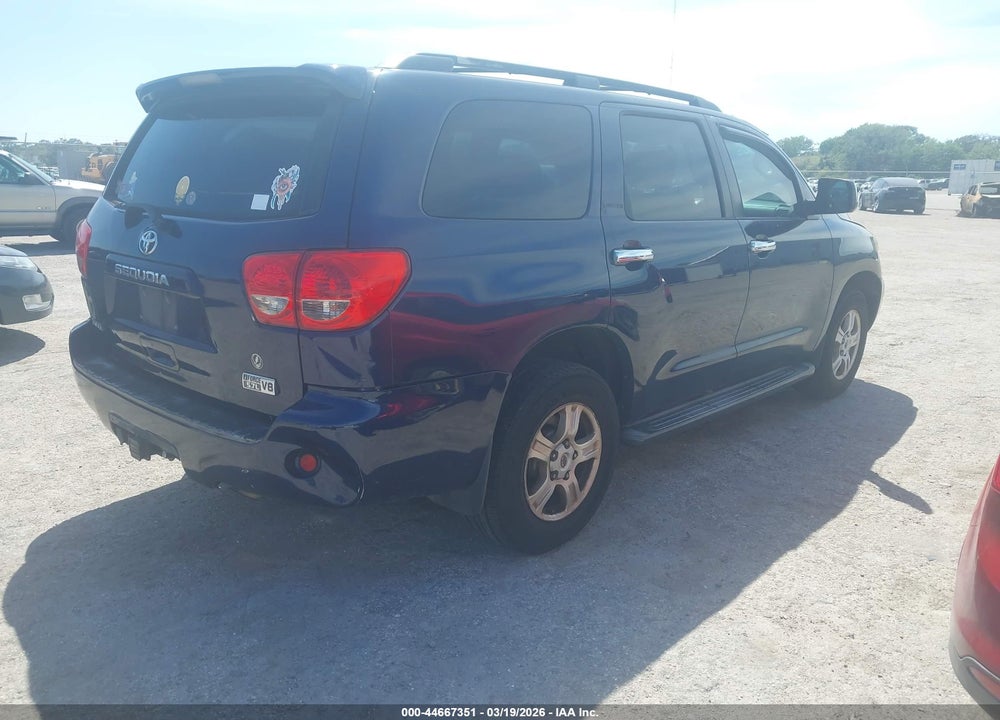 2008 TOYOTA SEQUOIA SR5 5.7L V8 VIN: 5TDZY64A88S000701