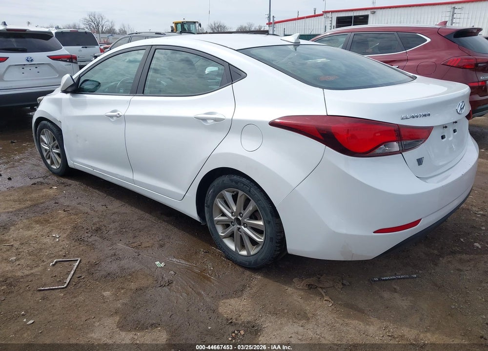 2016 HYUNDAI ELANTRA SE VIN: 5NPDH4AE8GH684868