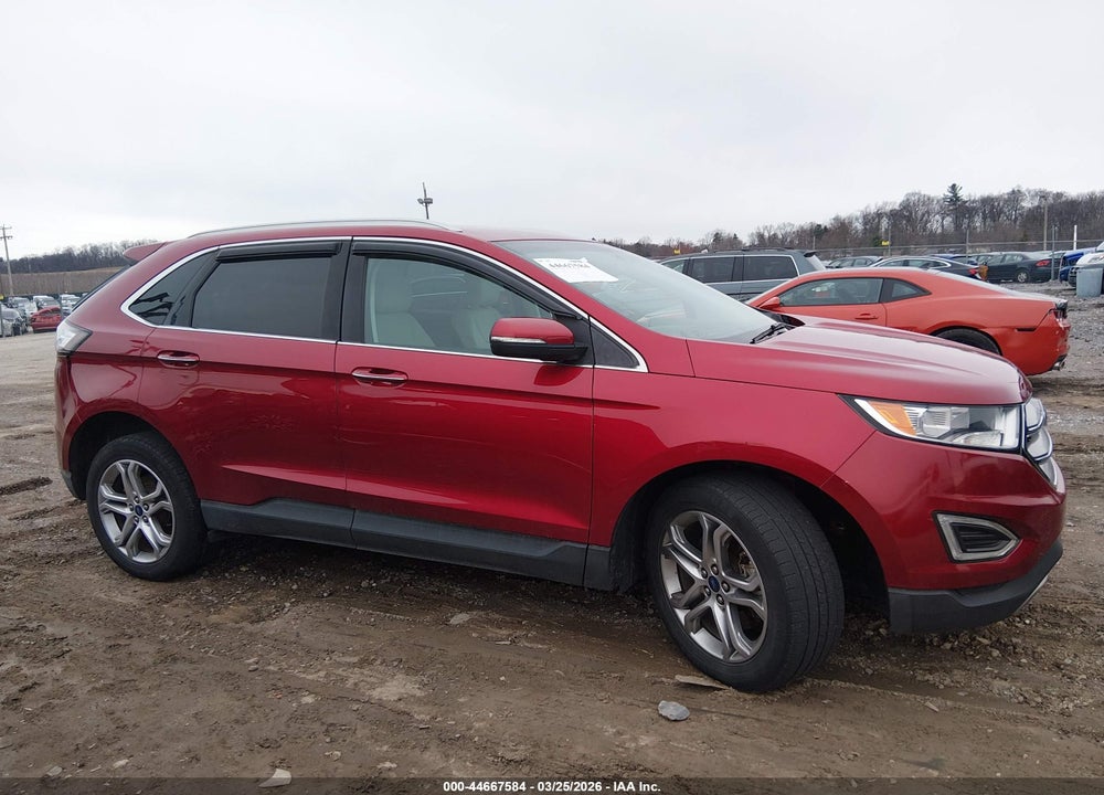 2015 FORD EDGE TITANIUM VIN: 2FMTK4K90FBB75913