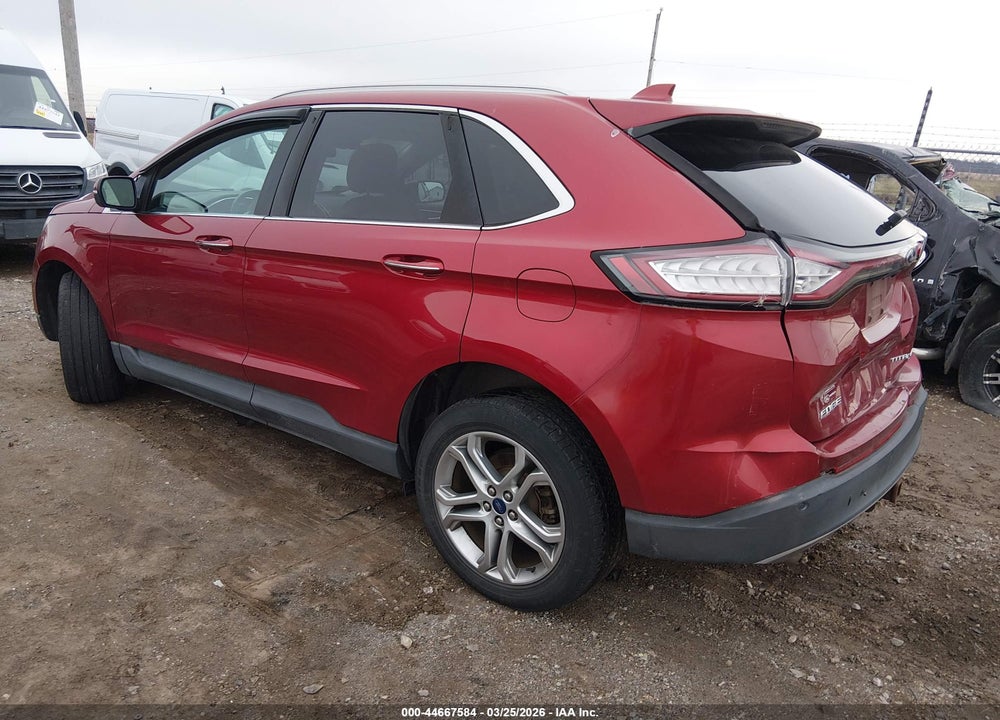 2015 FORD EDGE TITANIUM VIN: 2FMTK4K90FBB75913