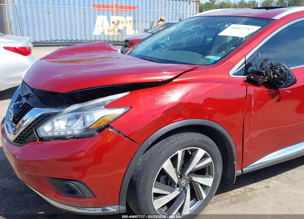 2017 NISSAN MURANO PLATINUM VIN: 5N1AZ2MH9HN108102