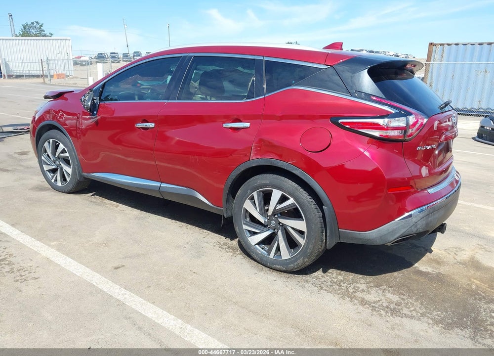 2017 NISSAN MURANO PLATINUM VIN: 5N1AZ2MH9HN108102