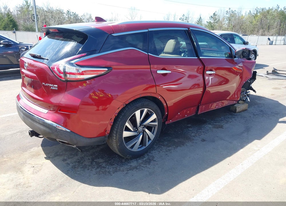2017 NISSAN MURANO PLATINUM VIN: 5N1AZ2MH9HN108102