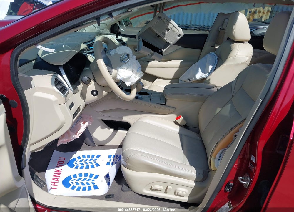 2017 NISSAN MURANO PLATINUM VIN: 5N1AZ2MH9HN108102