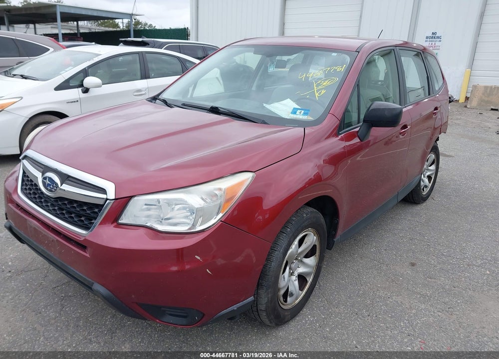 2014 SUBARU FORESTER 2.5I VIN: JF2SJAAC9EH538372