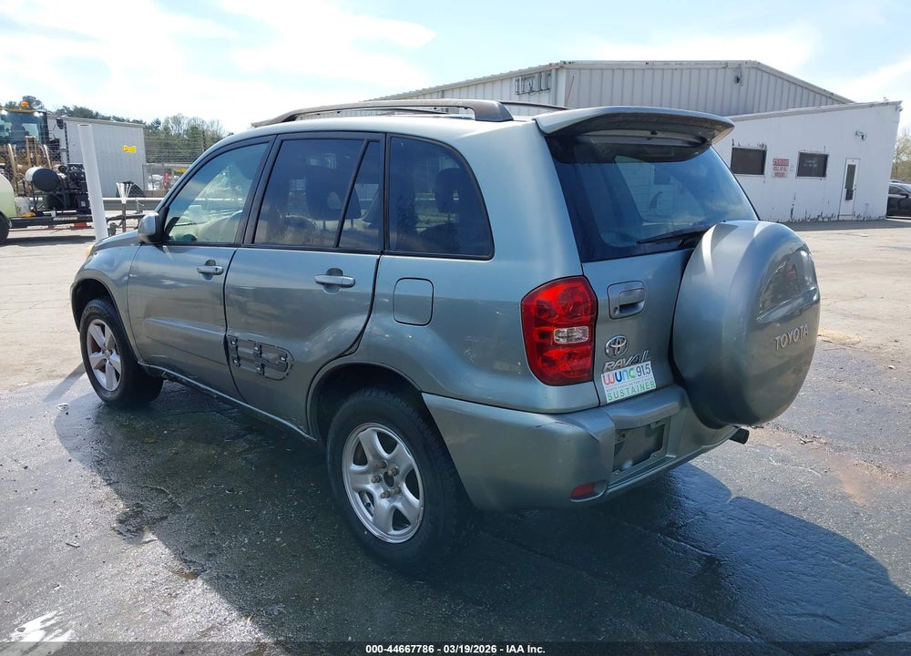 2005 TOYOTA RAV4 VIN: JTEGD20V750063903