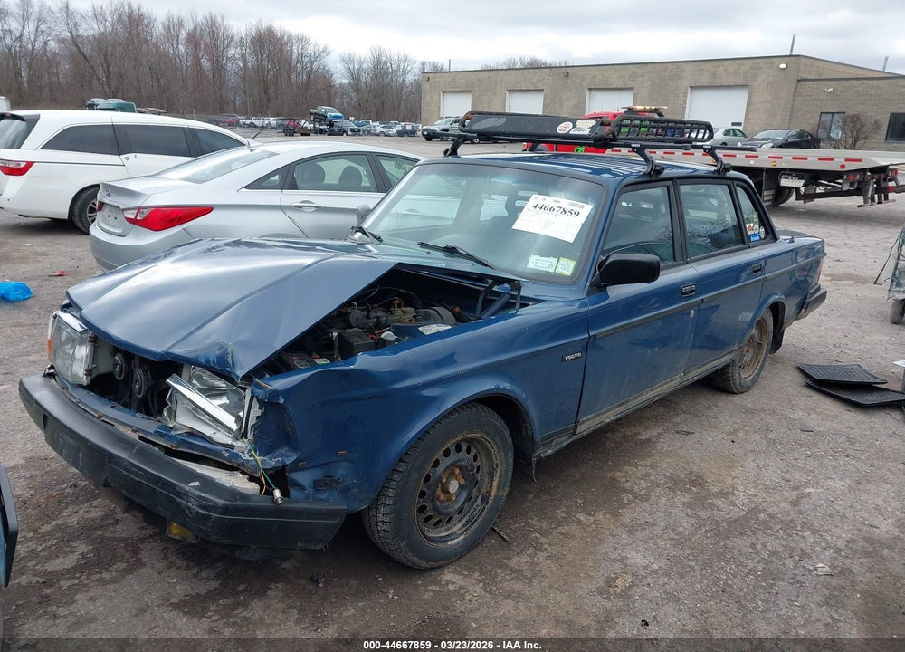 1992 VOLVO 240 GL VIN: YV1AS8808N1459791