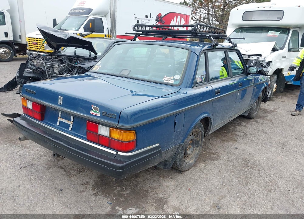 1992 VOLVO 240 GL VIN: YV1AS8808N1459791
