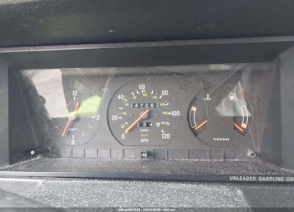 1992 VOLVO 240 GL VIN: YV1AS8808N1459791