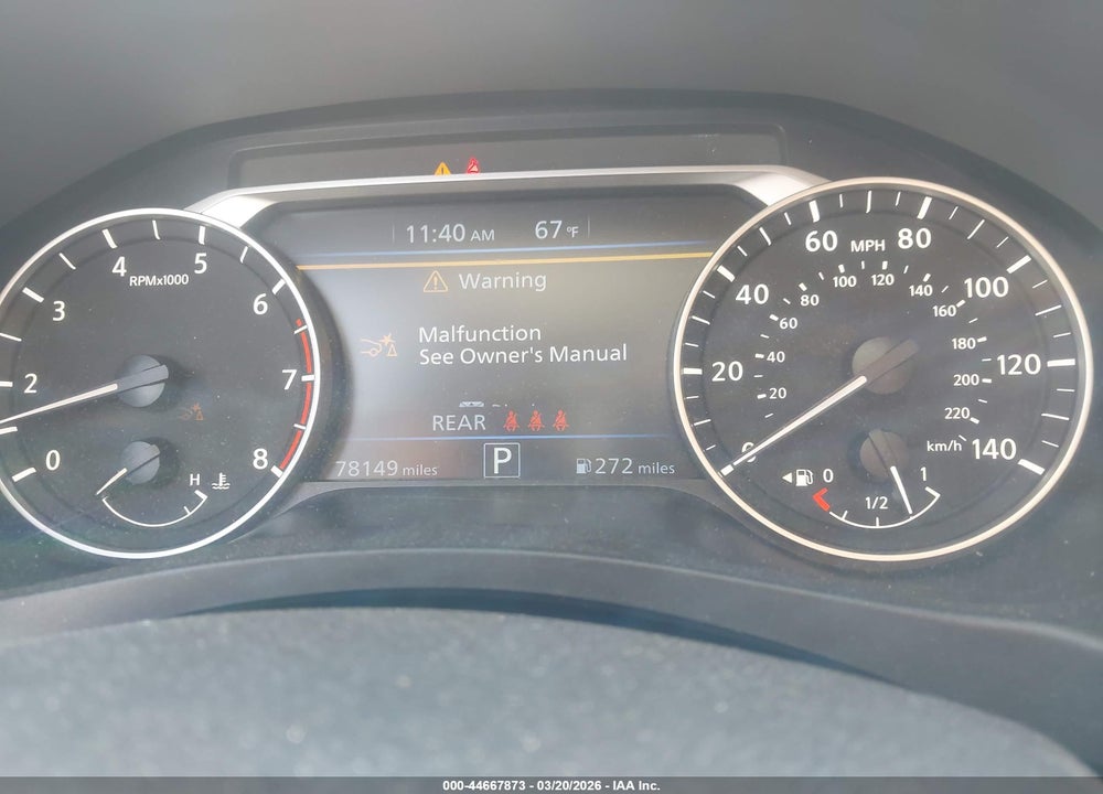 2023 NISSAN ALTIMA SV FWD VIN: 1N4BL4DV3PN380130