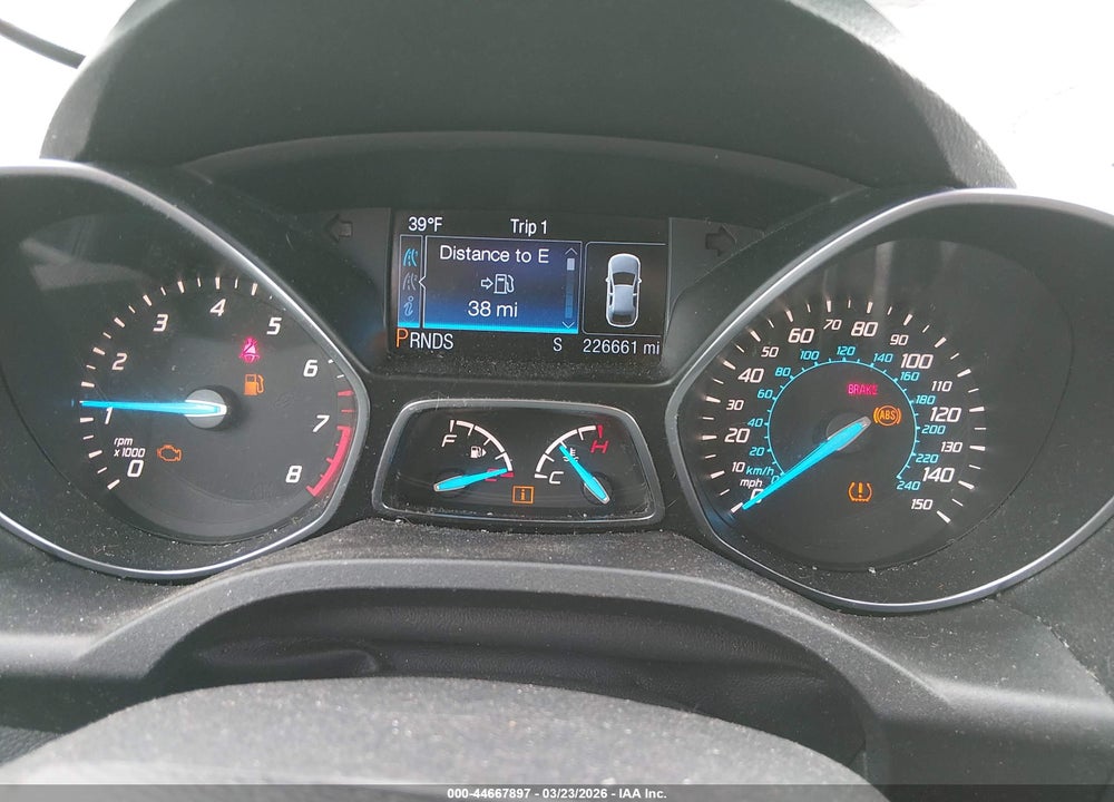 2013 FORD ESCAPE SE VIN: 1FMCU9G98DUC07434
