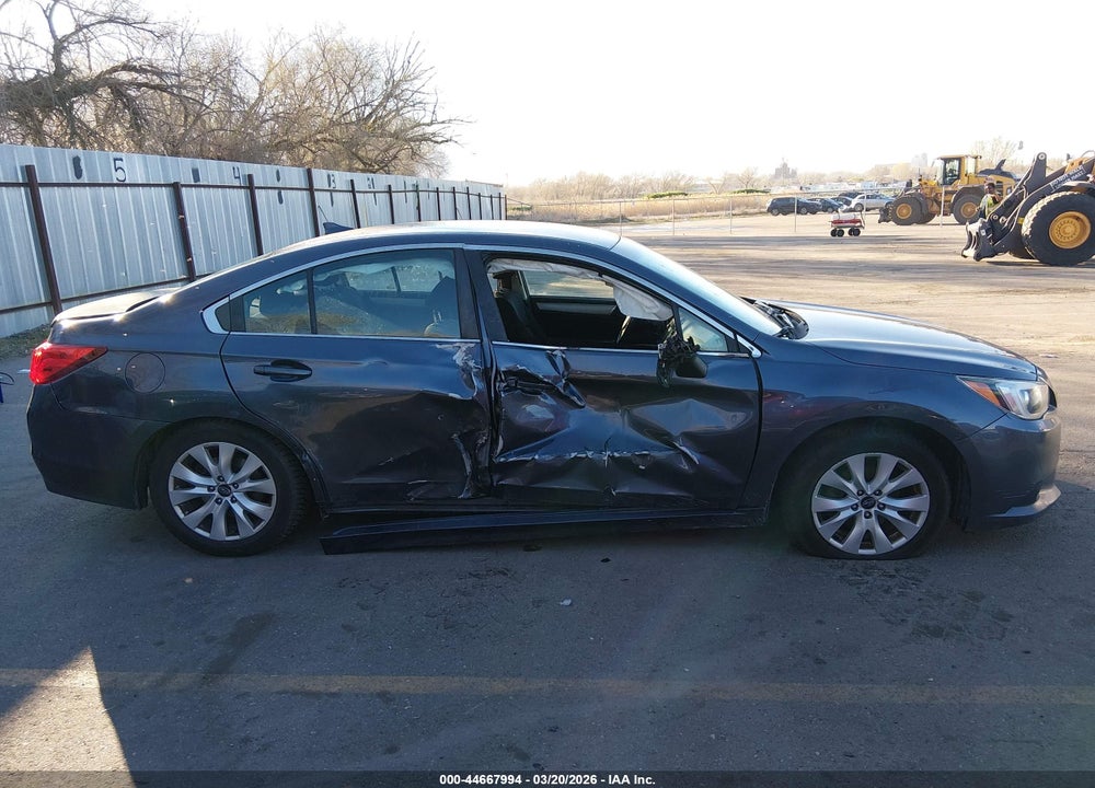 2016 SUBARU LEGACY 2.5I PREMIUM VIN: 4S3BNAF67G3040869