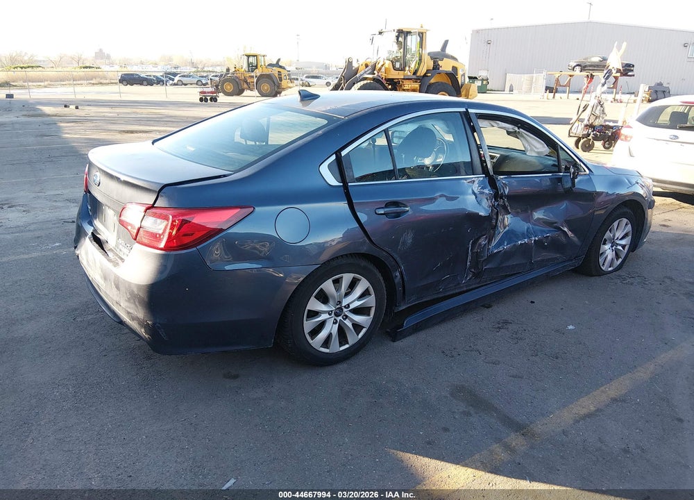 2016 SUBARU LEGACY 2.5I PREMIUM VIN: 4S3BNAF67G3040869