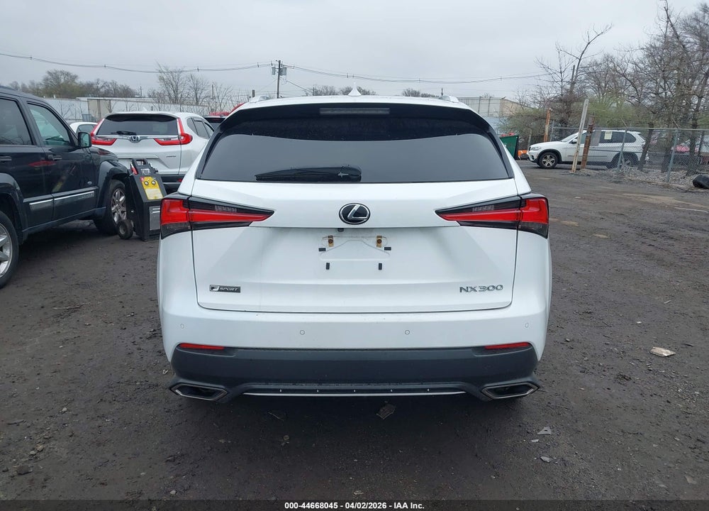 2019 LEXUS NX 300 F SPORT VIN: JTJBARBZ5K2209874