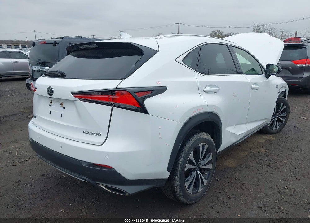 2019 LEXUS NX 300 F SPORT VIN: JTJBARBZ5K2209874