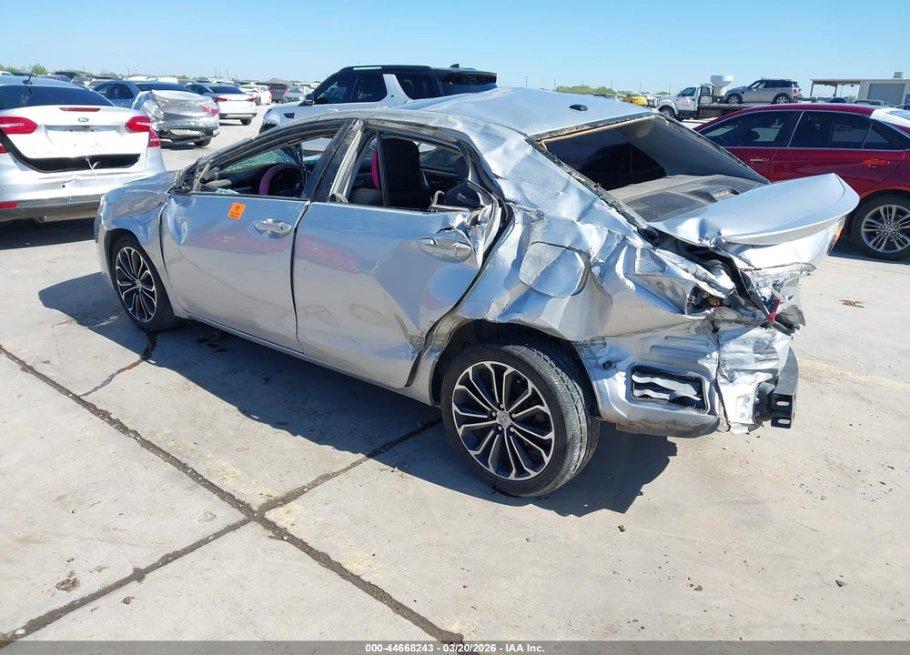 2016 TOYOTA COROLLA S PLUS VIN: 5YFBURHE0GP399753