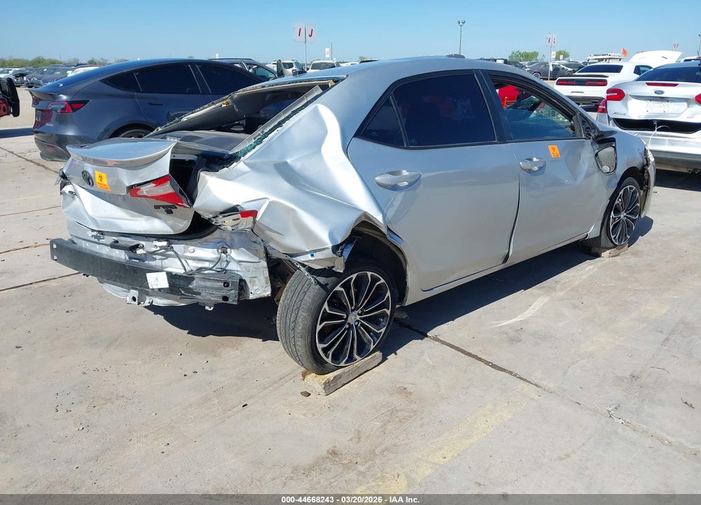 2016 TOYOTA COROLLA S PLUS VIN: 5YFBURHE0GP399753