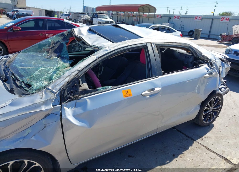 2016 TOYOTA COROLLA S PLUS VIN: 5YFBURHE0GP399753