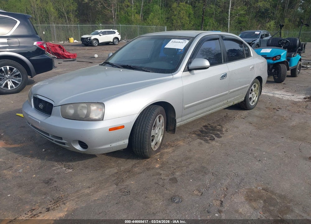 2001 HYUNDAI ELANTRA GLS VIN: KMHDN45D51U216390