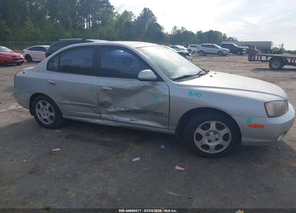 2001 HYUNDAI ELANTRA GLS VIN: KMHDN45D51U216390