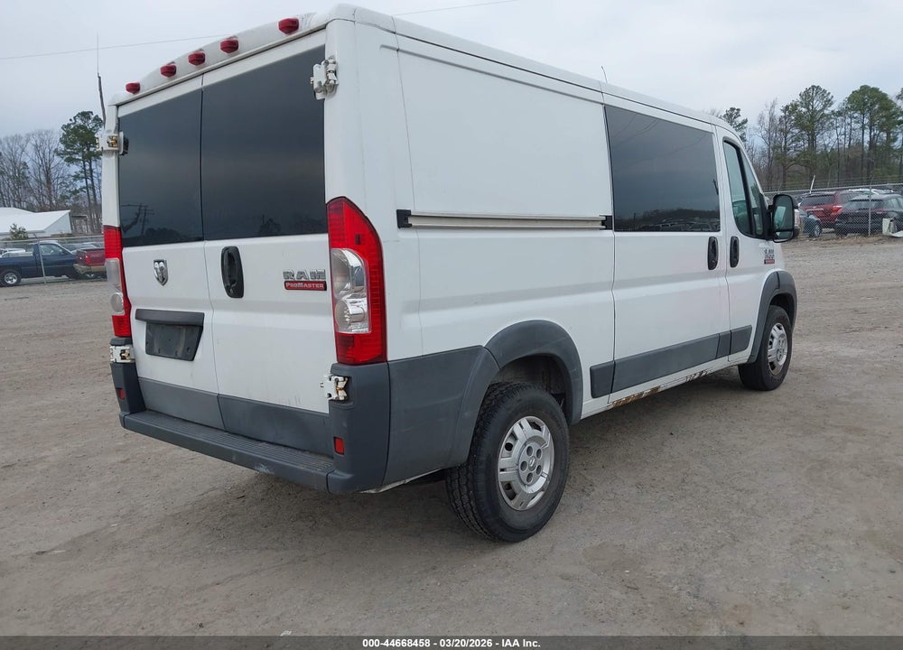 2016 RAM PROMASTER 1500 LOW ROOF VIN: 3C6TRVAG0GE101723