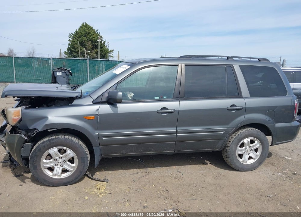2008 HONDA PILOT VP VIN: 5FNYF28298B021445
