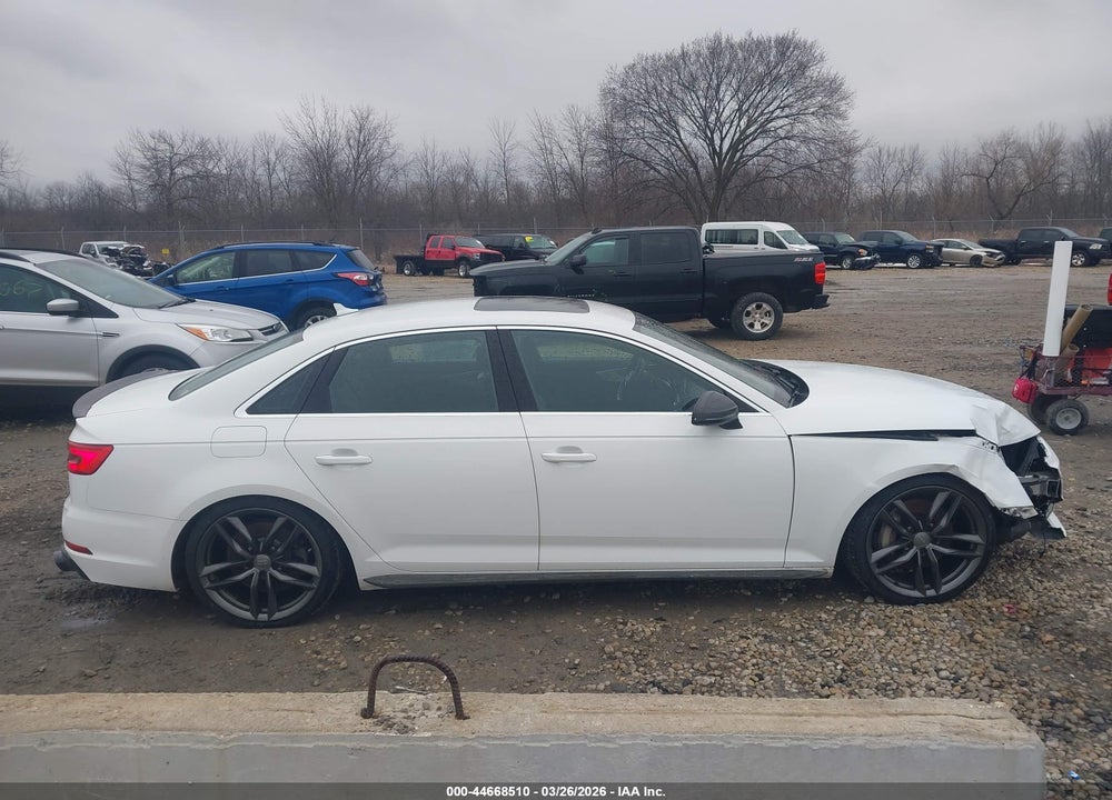 2017 AUDI A4 PREMIUM VIN: WAUENAF43HN040642