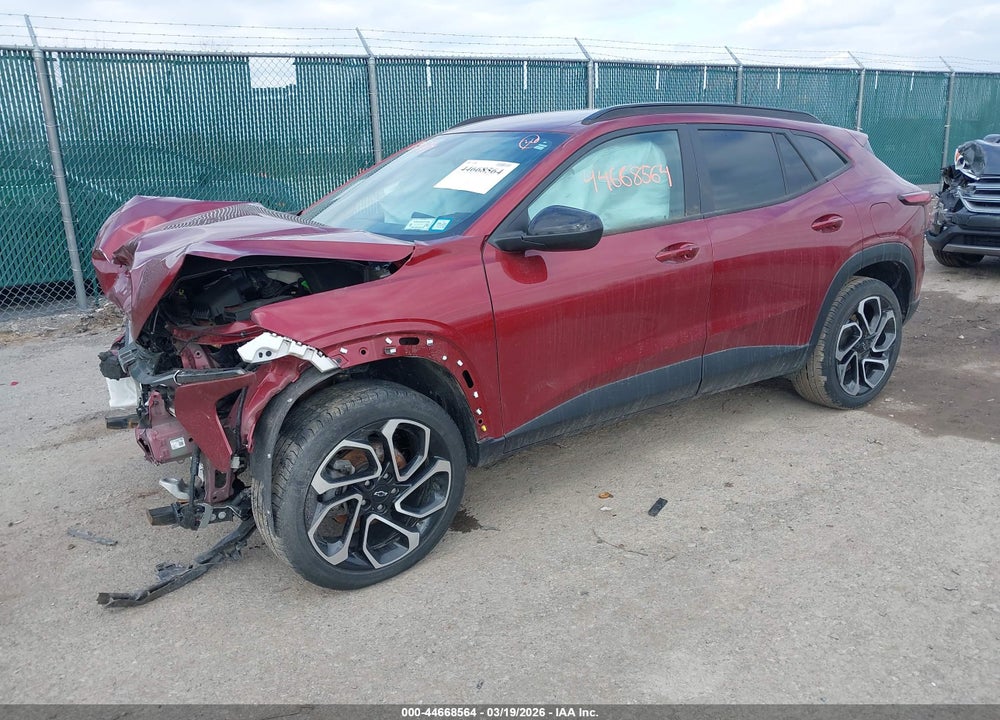 2024 CHEVROLET TRAX FWD 2RS VIN: KL77LJE2XRC010923