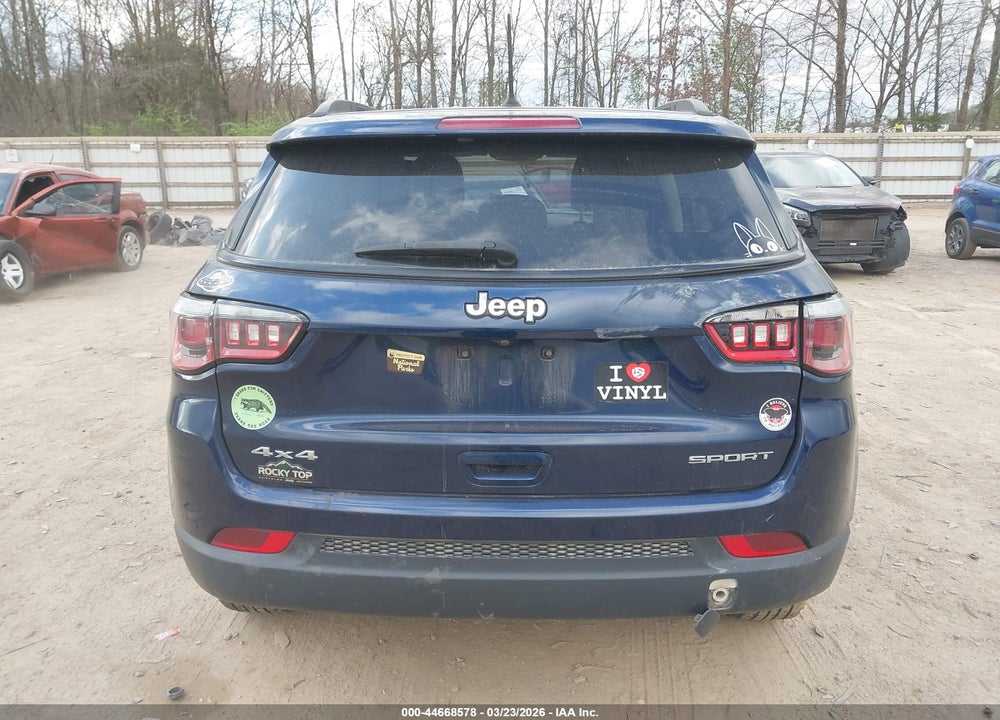 2017 JEEP NEW COMPASS SPORT 4X4 VIN: 3C4NJDAB0HT688848
