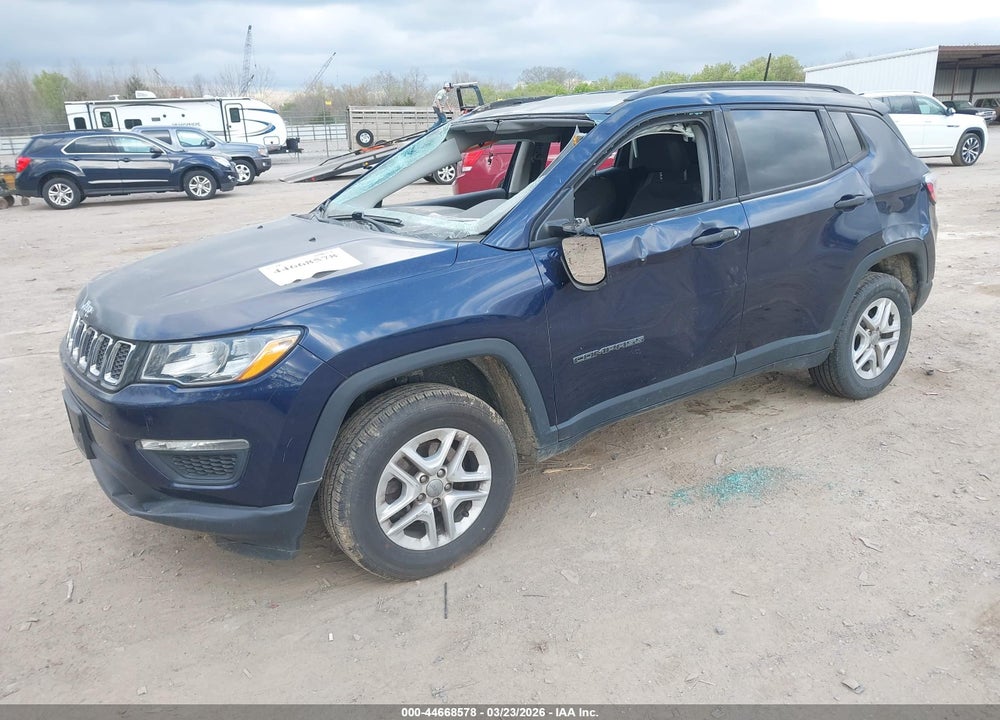 2017 JEEP NEW COMPASS SPORT 4X4 VIN: 3C4NJDAB0HT688848