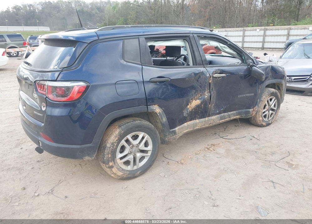2017 JEEP NEW COMPASS SPORT 4X4 VIN: 3C4NJDAB0HT688848
