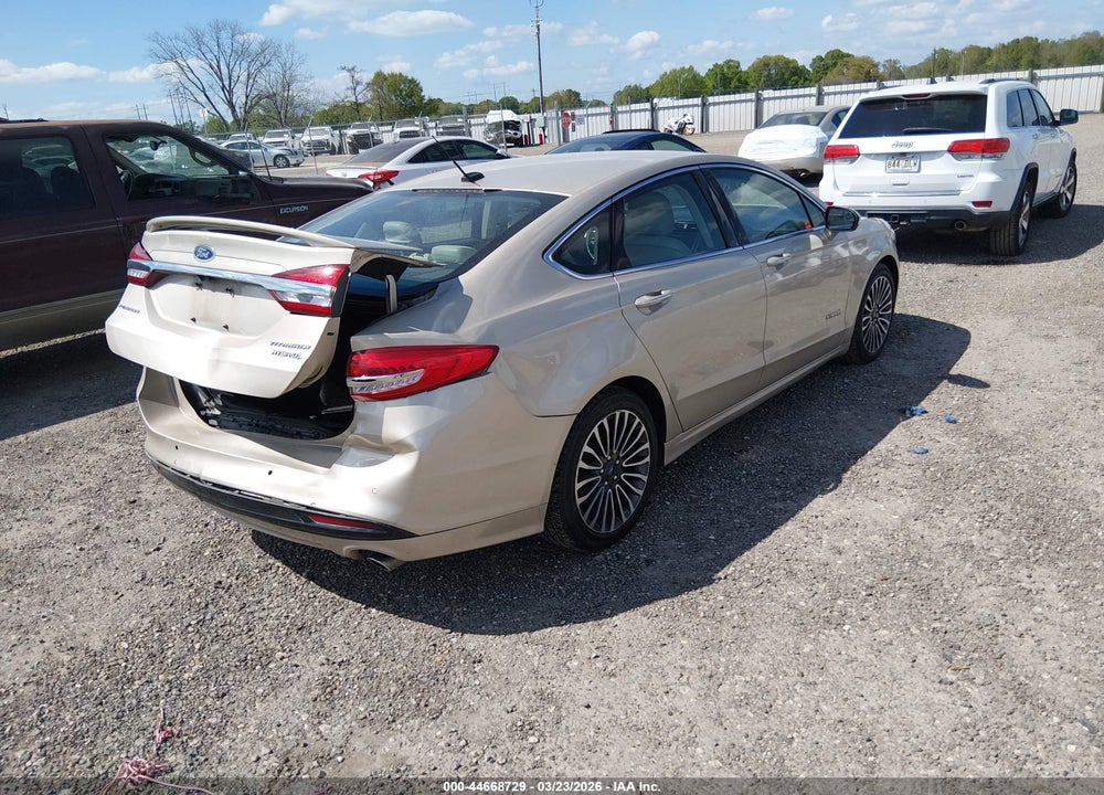 2018 FORD FUSION HYBRID TITANIUM VIN: 3FA6P0RU3JR140949