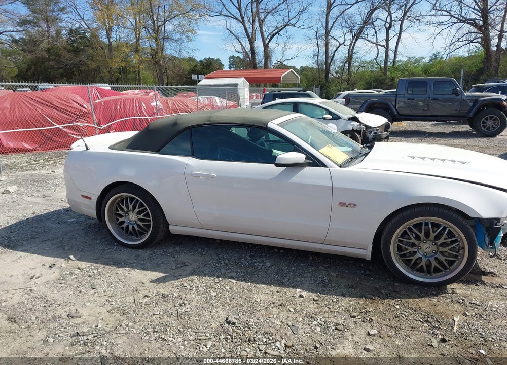 2013 FORD MUSTANG GT VIN: 1ZVBP8FF1D5213740