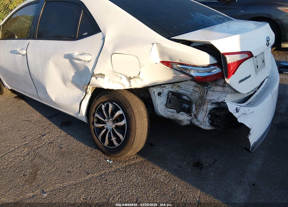 2016 TOYOTA COROLLA L VIN: 5YFBURHE4GP505315