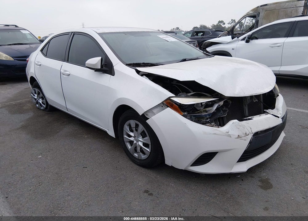 2016 TOYOTA COROLLA L VIN: 5YFBURHE4GP505315
