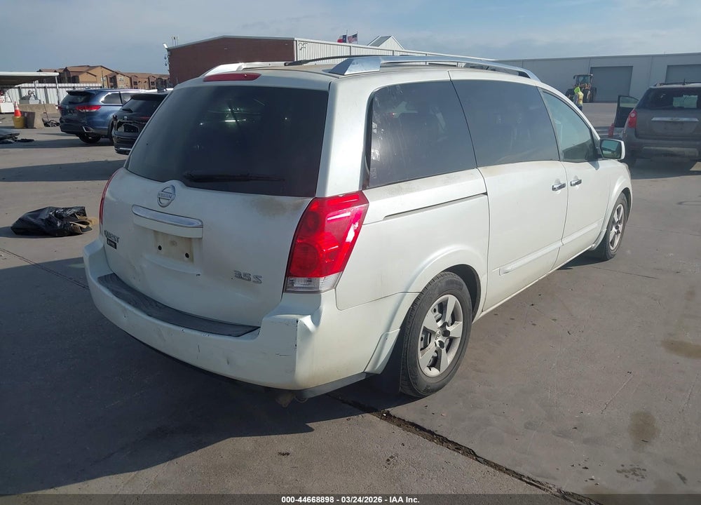 2008 NISSAN QUEST 3.5 S VIN: 5N1BV28U58N111084