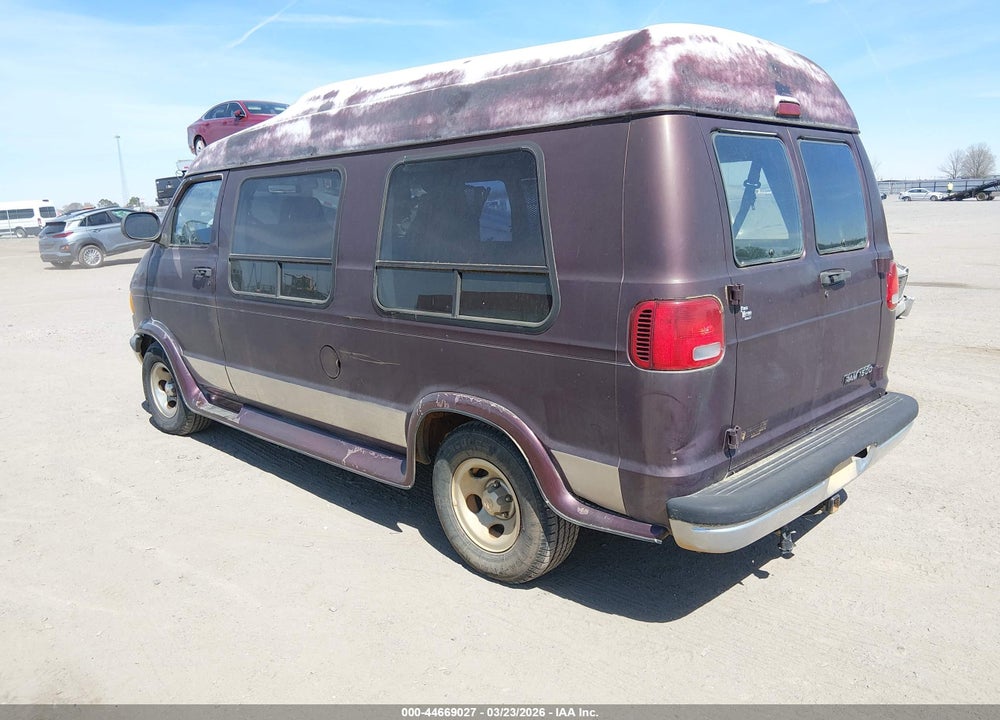 2000 DODGE RAM VAN 1500 CONVERSION VIN: 2B6HB11ZXYK140801