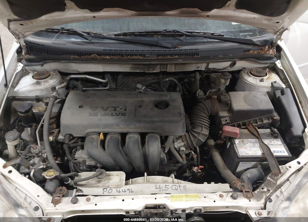 2006 TOYOTA COROLLA S VIN: 2T1BR32EX6C686541