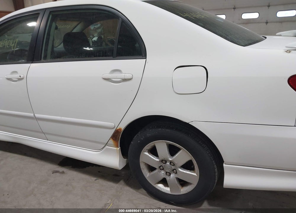2006 TOYOTA COROLLA S VIN: 2T1BR32EX6C686541