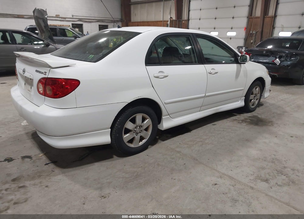2006 TOYOTA COROLLA S VIN: 2T1BR32EX6C686541