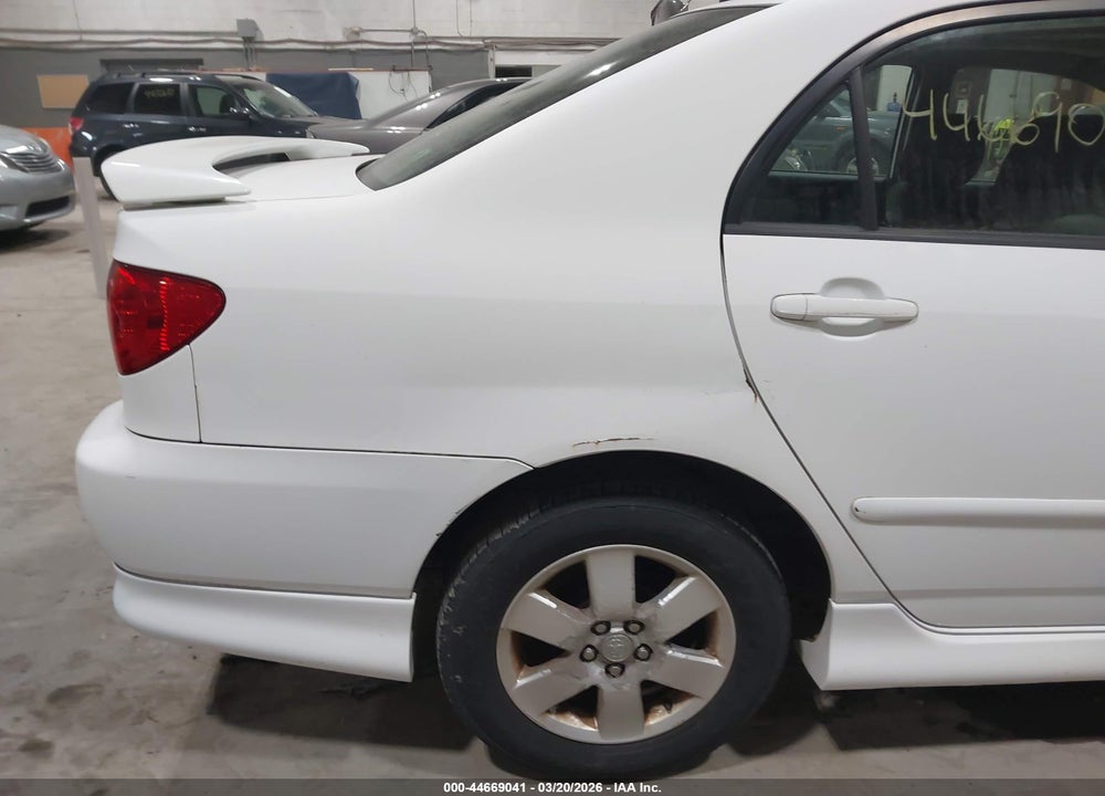 2006 TOYOTA COROLLA S VIN: 2T1BR32EX6C686541