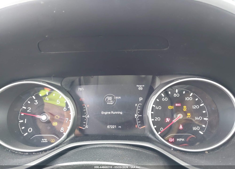 2021 JEEP COMPASS ALTITUDE FWD VIN: 3C4NJCBB9MT593739