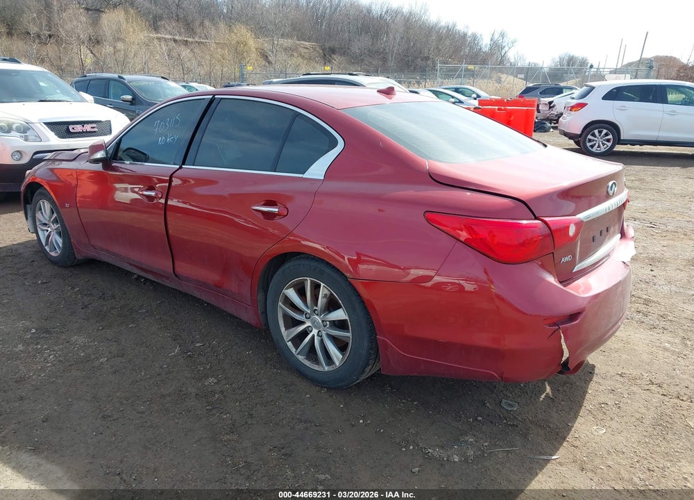 2014 INFINITI Q50 PREMIUM VIN: JN1BV7AR9EM703115